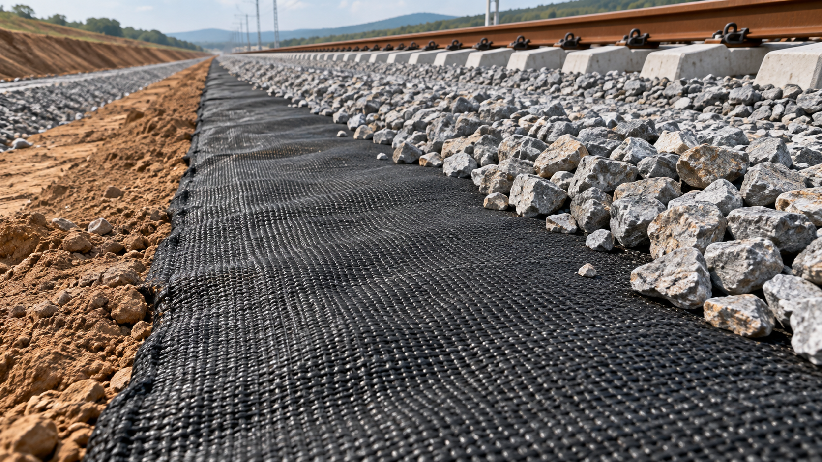 How stiff should woven geotextiles be for railway subgrade reinforcement?
