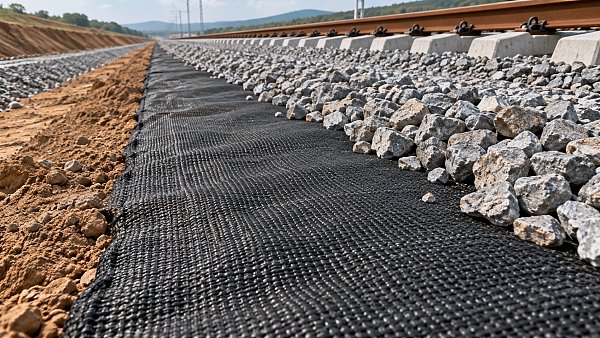 How stiff should woven geotextiles be for railway subgrade reinforcement?