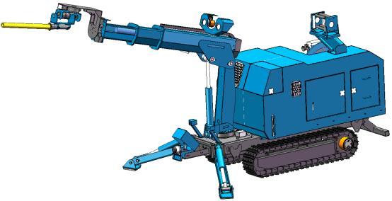 Remote Spray Robot