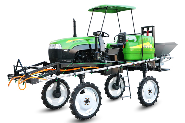 self-propelled spray rod sprayer