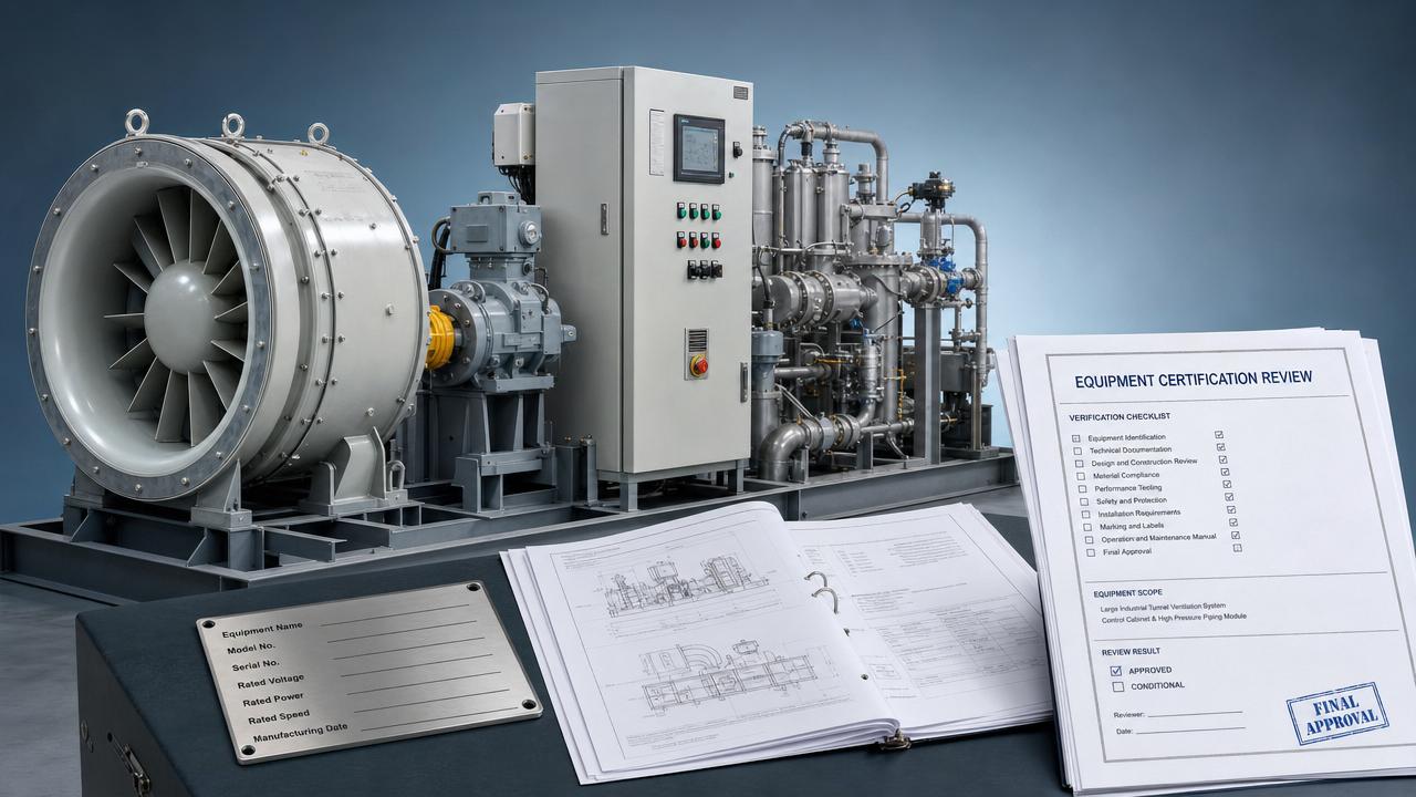 Equipment Certification Basics: What to Verify Before Approval