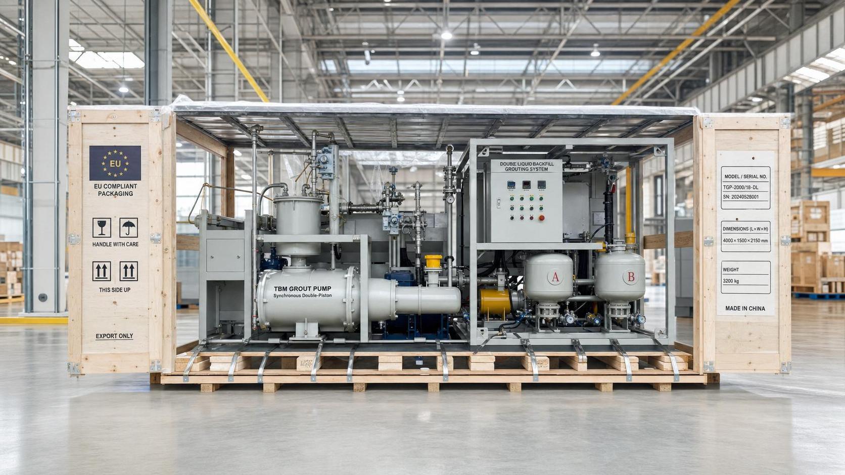 EU PPWR Takes Effect in August, EPR Registration Required for TBM Grouting Equipment Exports