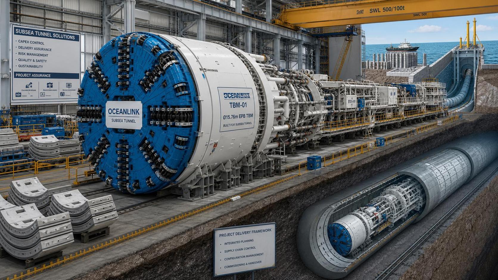 Tunnel Boring Machines for Subsea Tunnels: What Drives CAPEX and Delivery Risk?