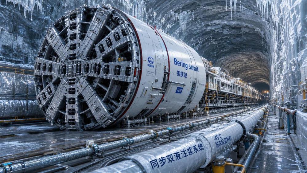 Bering Strait Tunnel Deal Lifts TBM Export Demand