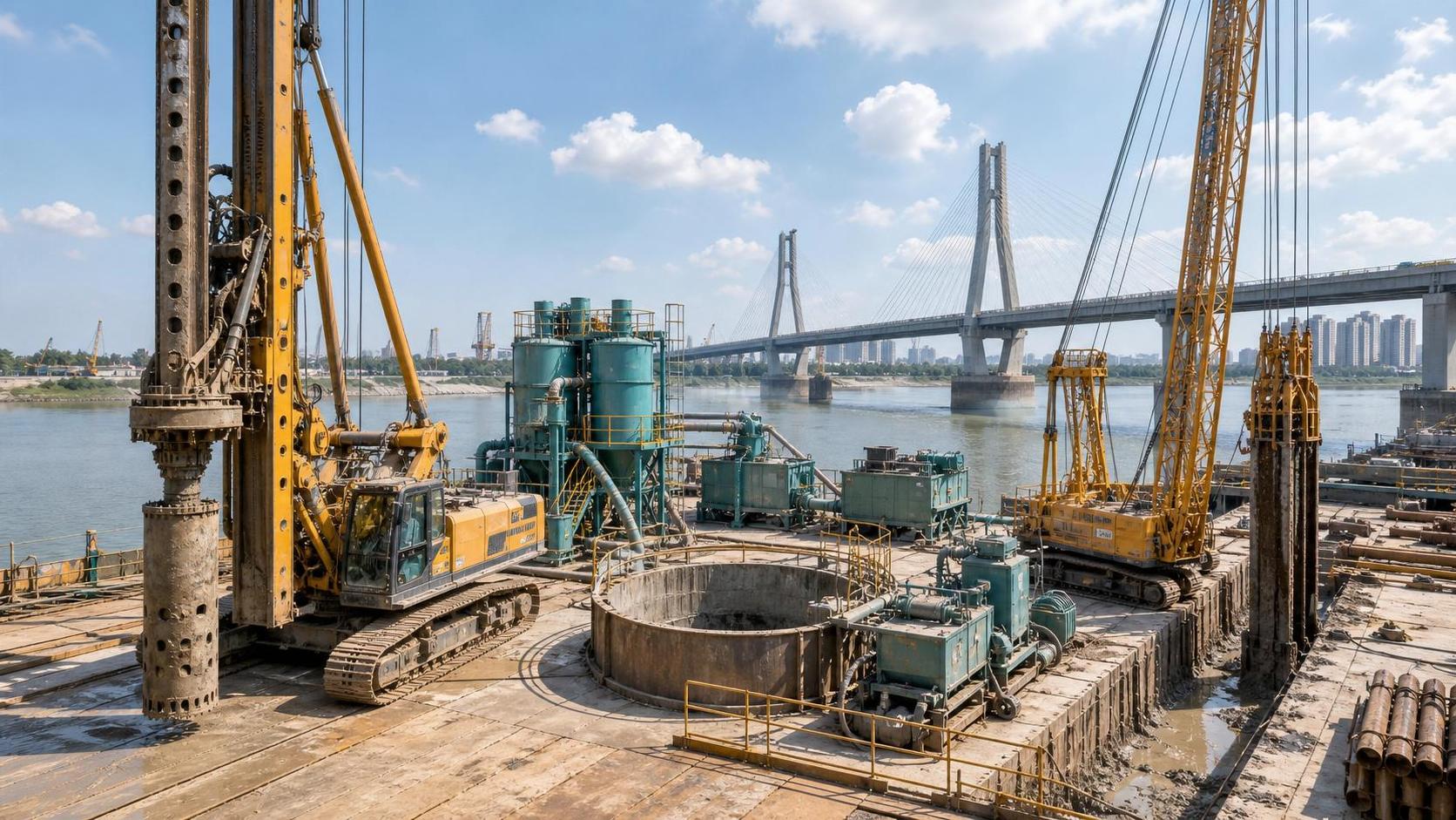 Underground Excavation Systems for Bridge Foundations Compared