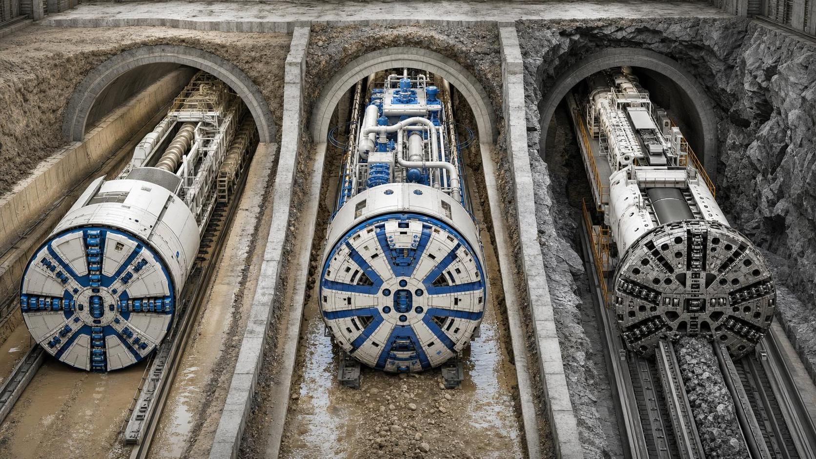 Tunneling Systems Compared: EPB, Slurry, and Hard Rock Options