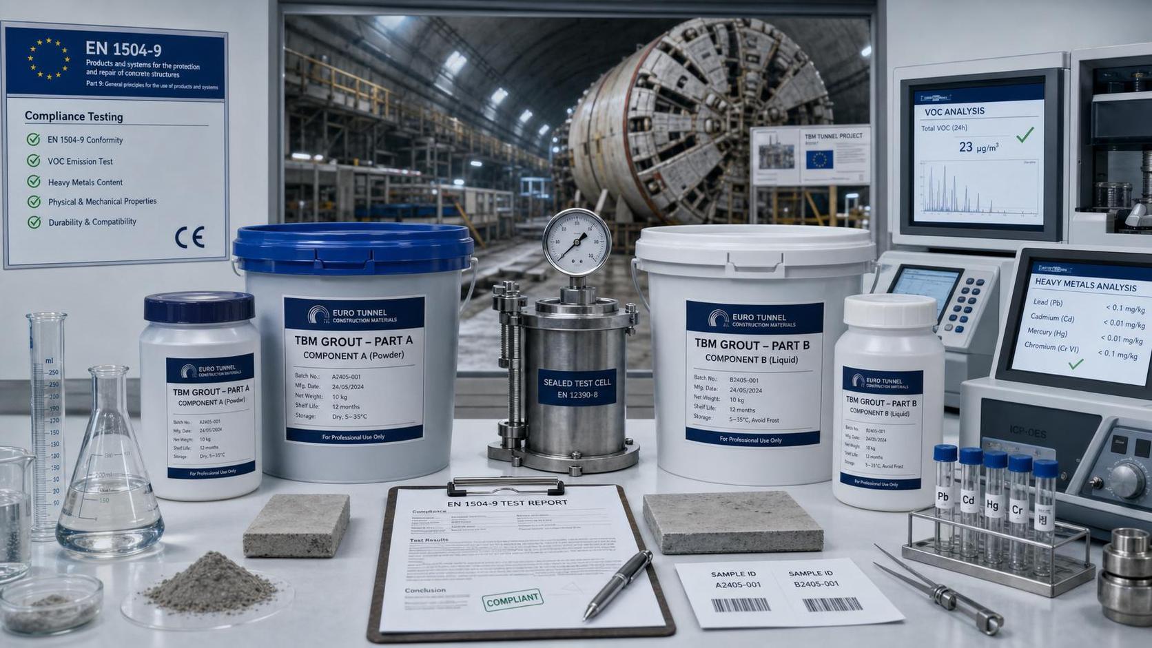 EU Rule Takes Effect for TBM Backfill Grouting Tests