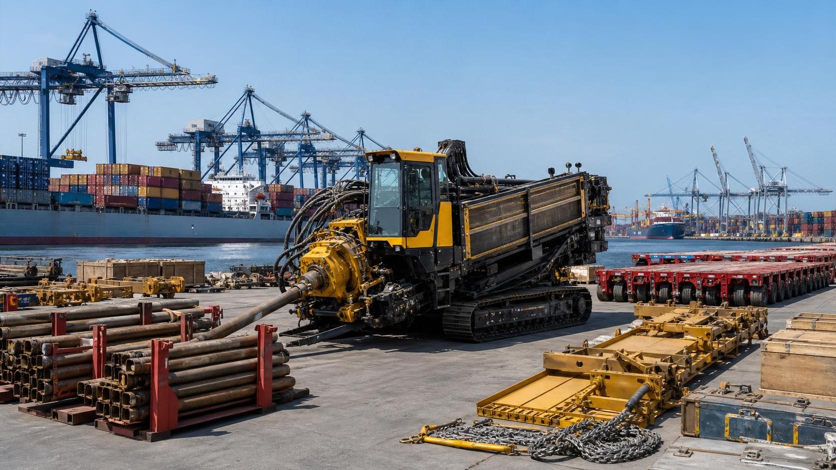 Red Sea Disruption Extends HDD Rig Delivery Lead Times Red Sea Disruption Extends HDD Rig Delivery Lead Times