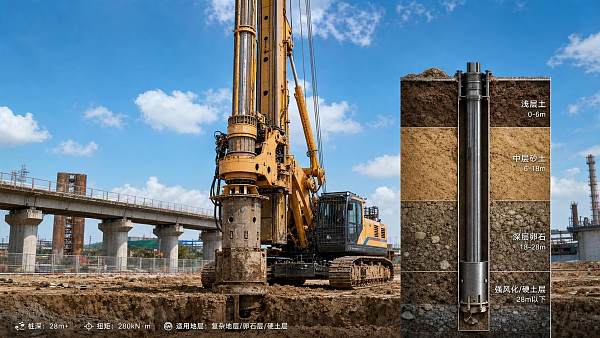 How to Compare Rotary Drilling Rigs for Pile Depth, Torque, and Soil Conditions