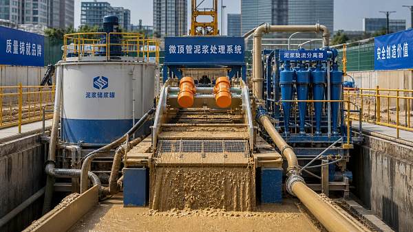 Slurry Treatment Systems for Microtunneling: Sizing for Stable Output