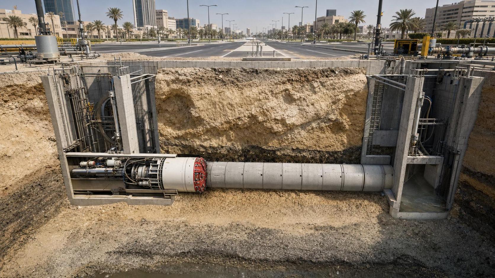 Pipe Jacking in Saudi Arabia: Costs, Ground Risks, and Method Fit