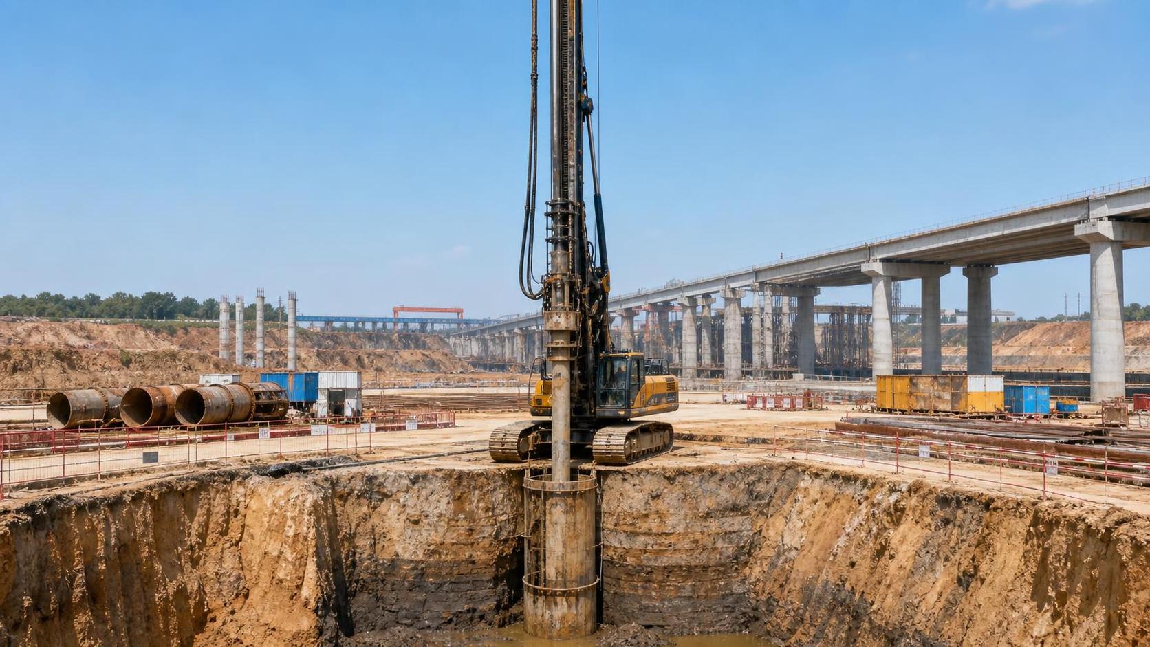 How pile depth determines rotary piling equipment selection