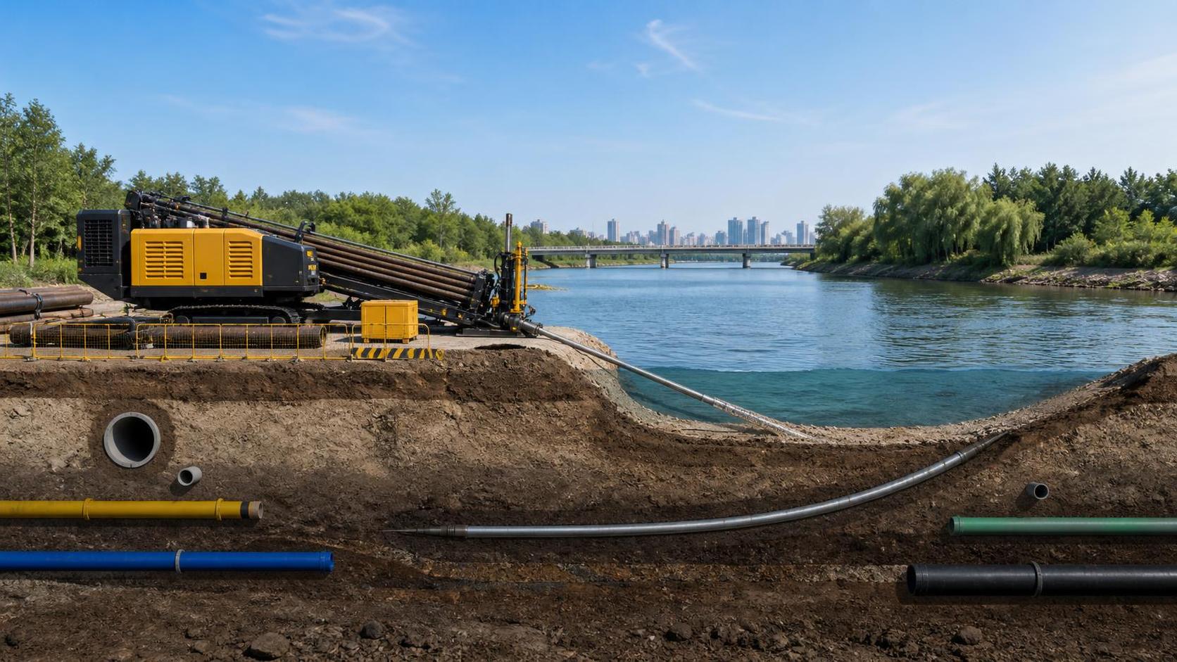 When do trenchless technology services require HDD guidance?