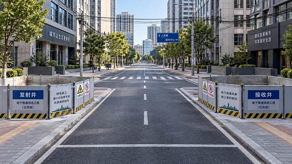 Does pipe jacking reduce surface disruption compared to open trenching in dense urban areas?