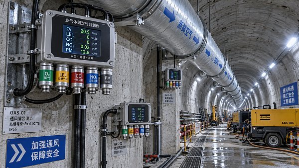 Tunnel Air Monitoring: Which Sensors Are Needed for Safe Underground Work Zones?