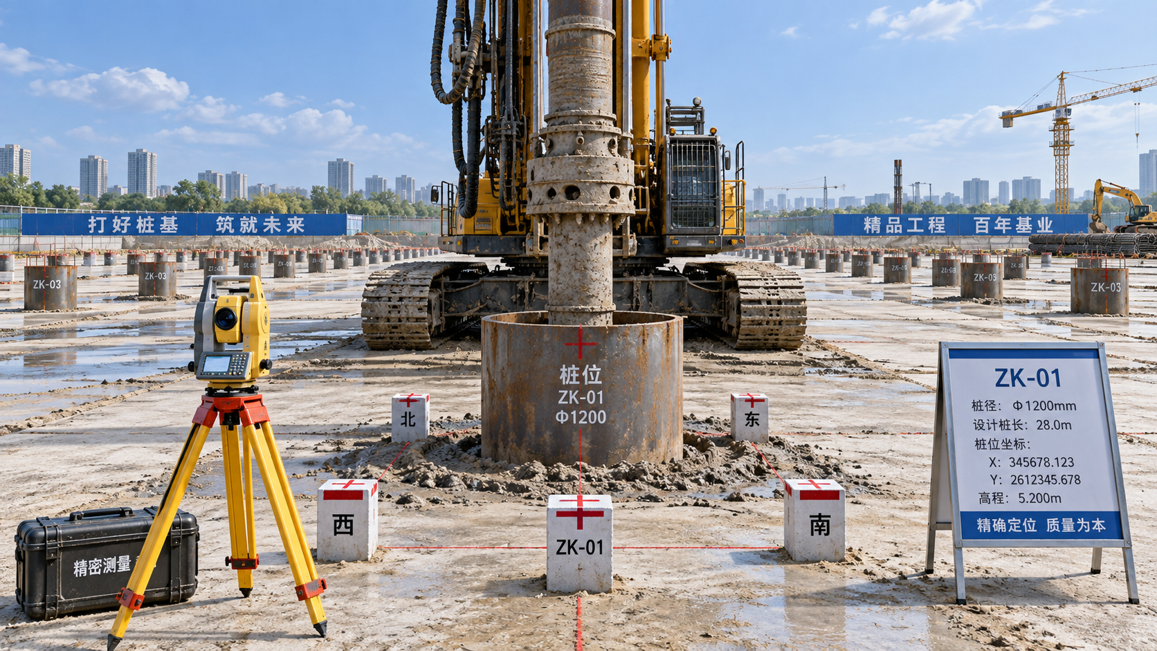 Rotary Piling Setting Out: Survey Controls That Prevent Pile Position Errors