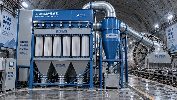 How to size an underground dust control collector for tunnel works