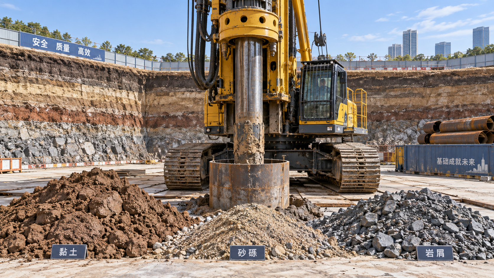 How soil variability affects rotary piling production rates