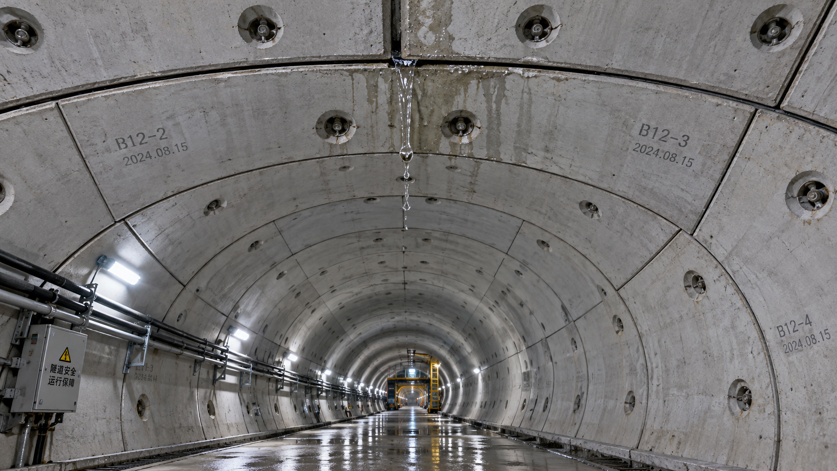 How to identify the source of a segmental lining leak