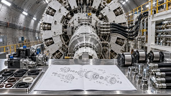 How to use a shield machine components catalog to verify spare-part compatibility