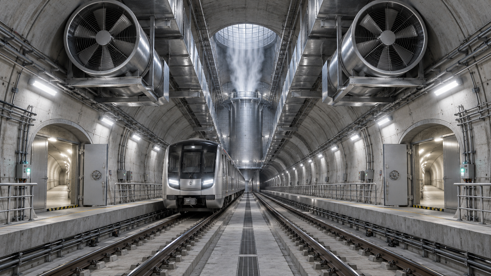 How metro tunnel systems design affects emergency ventilation capacity