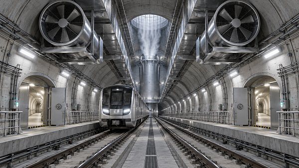 How metro tunnel systems design affects emergency ventilation capacity