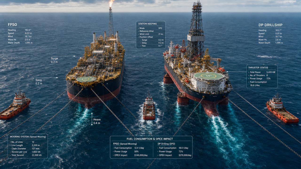 Offshore Station Keeping Cost: What Drives OPEX Higher Offshore?