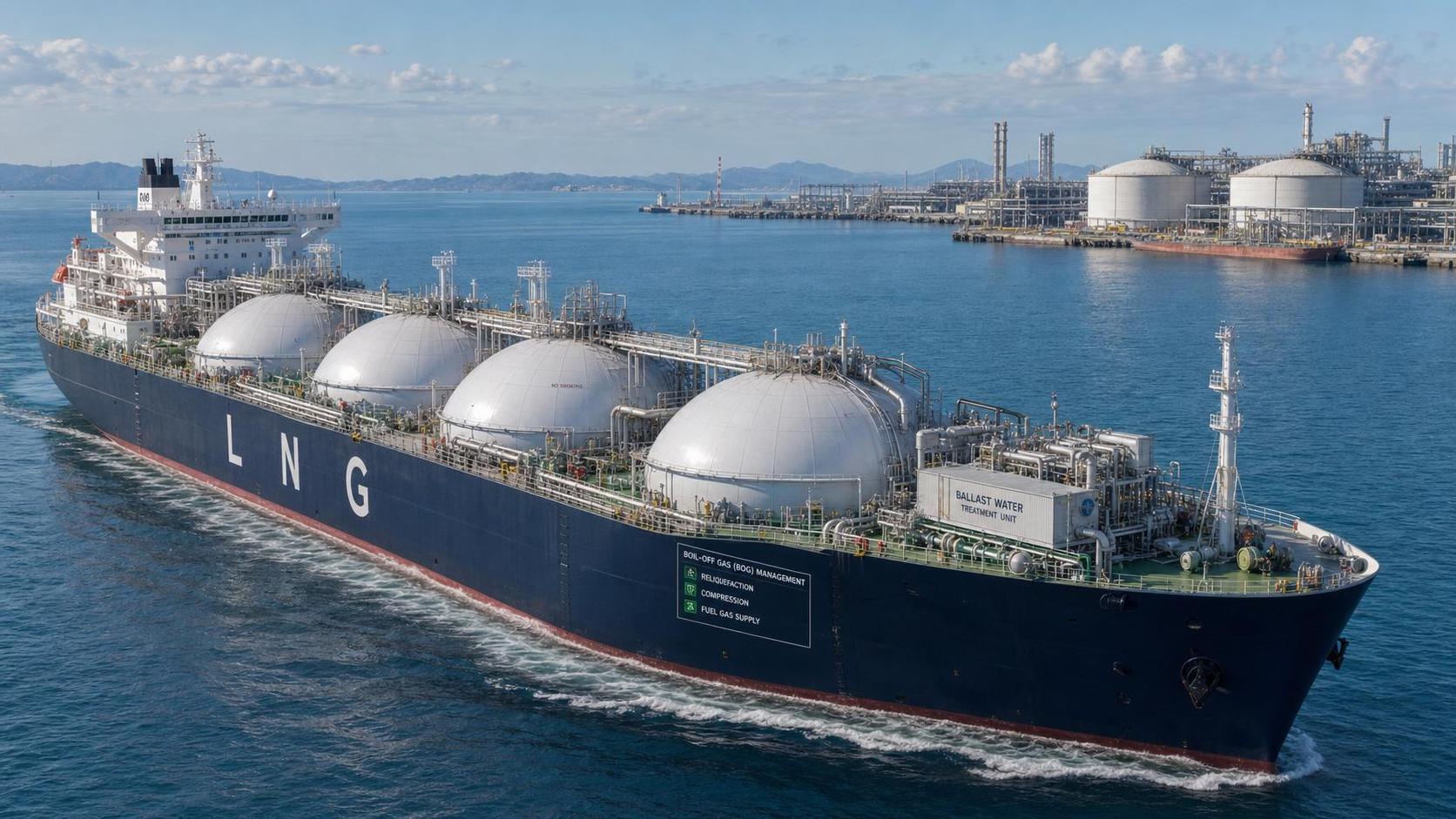 IMO Rule Ties New BWT Systems to LNG BOG Handling