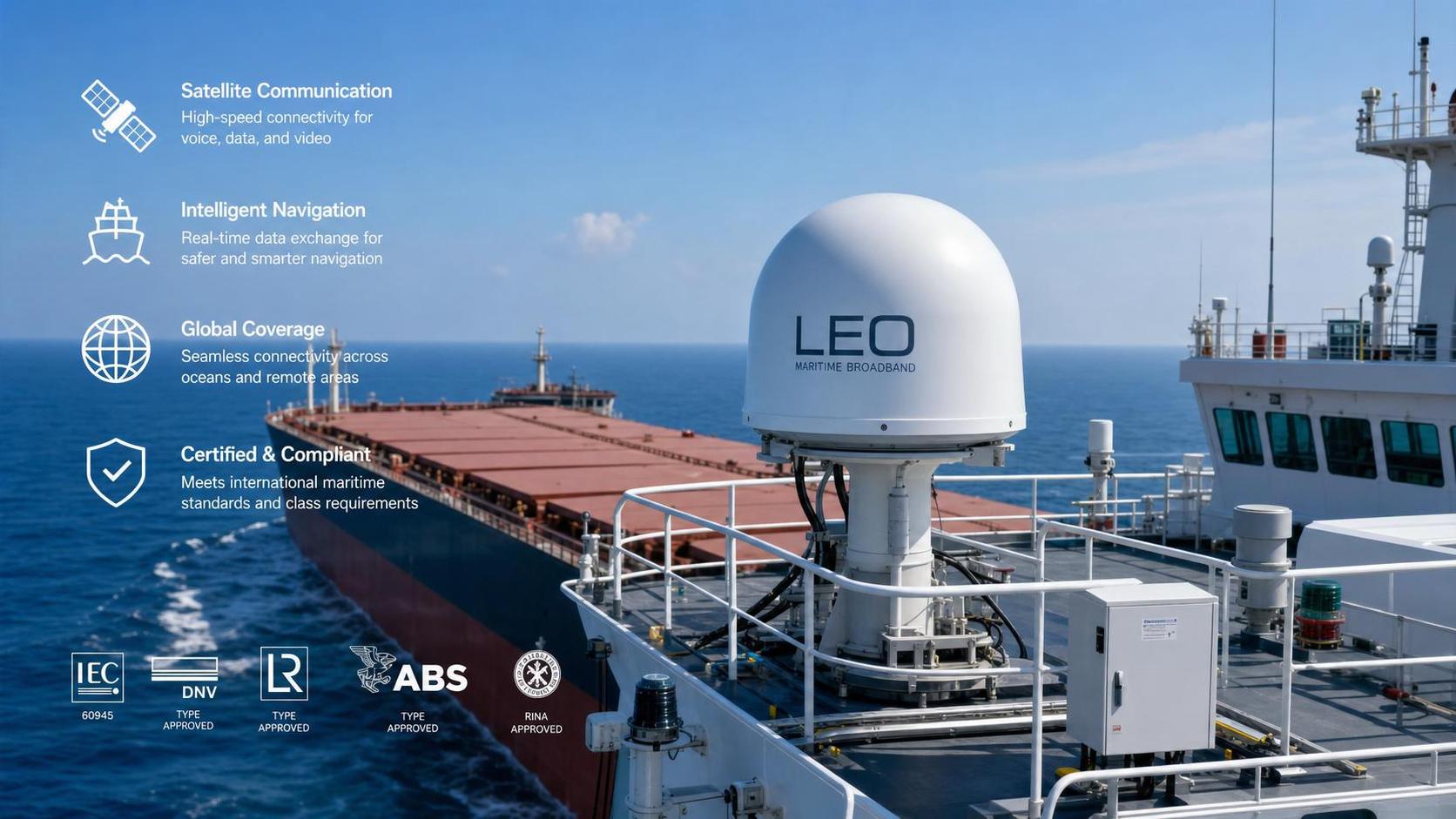 DNV Approves First Commercial LEO Maritime Terminal