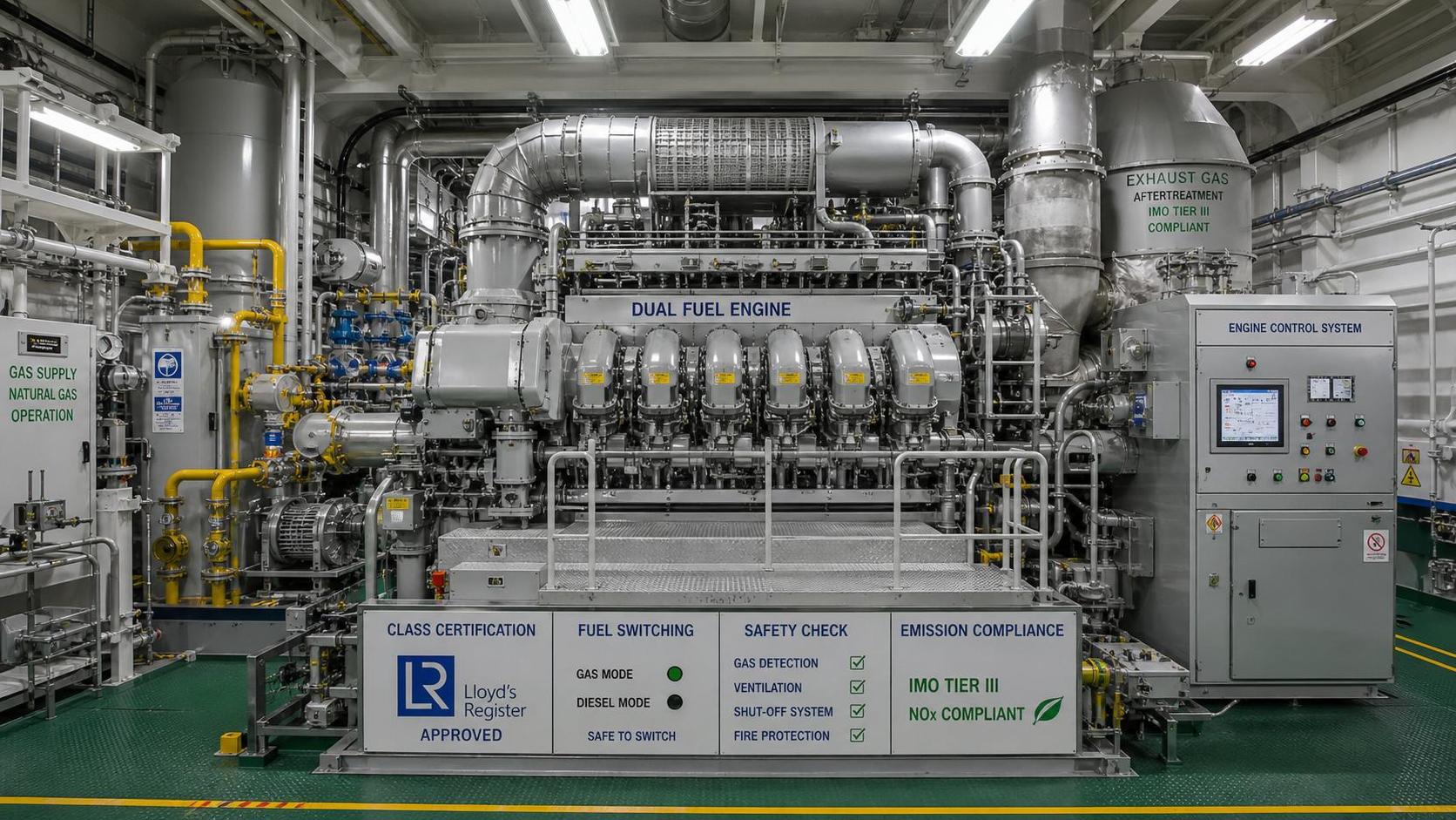 Class-Approved Dual-Fuel Engines: Key Checks