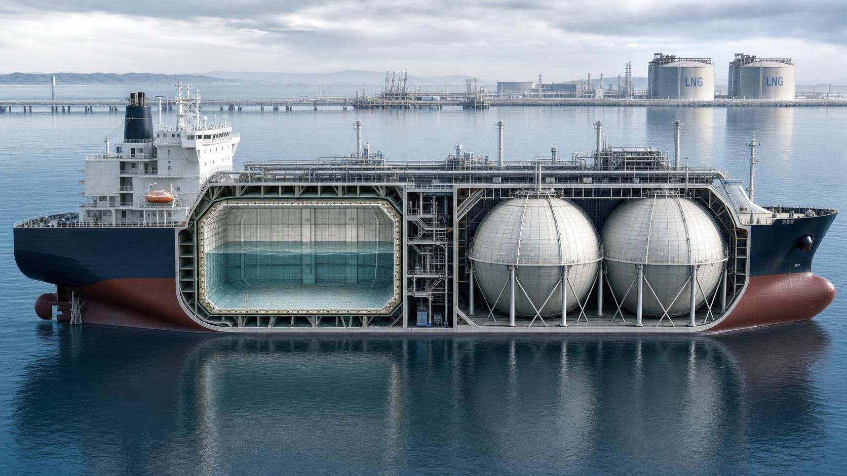 LNG Containment Technology Systems Compared for 170k cbm Carriers