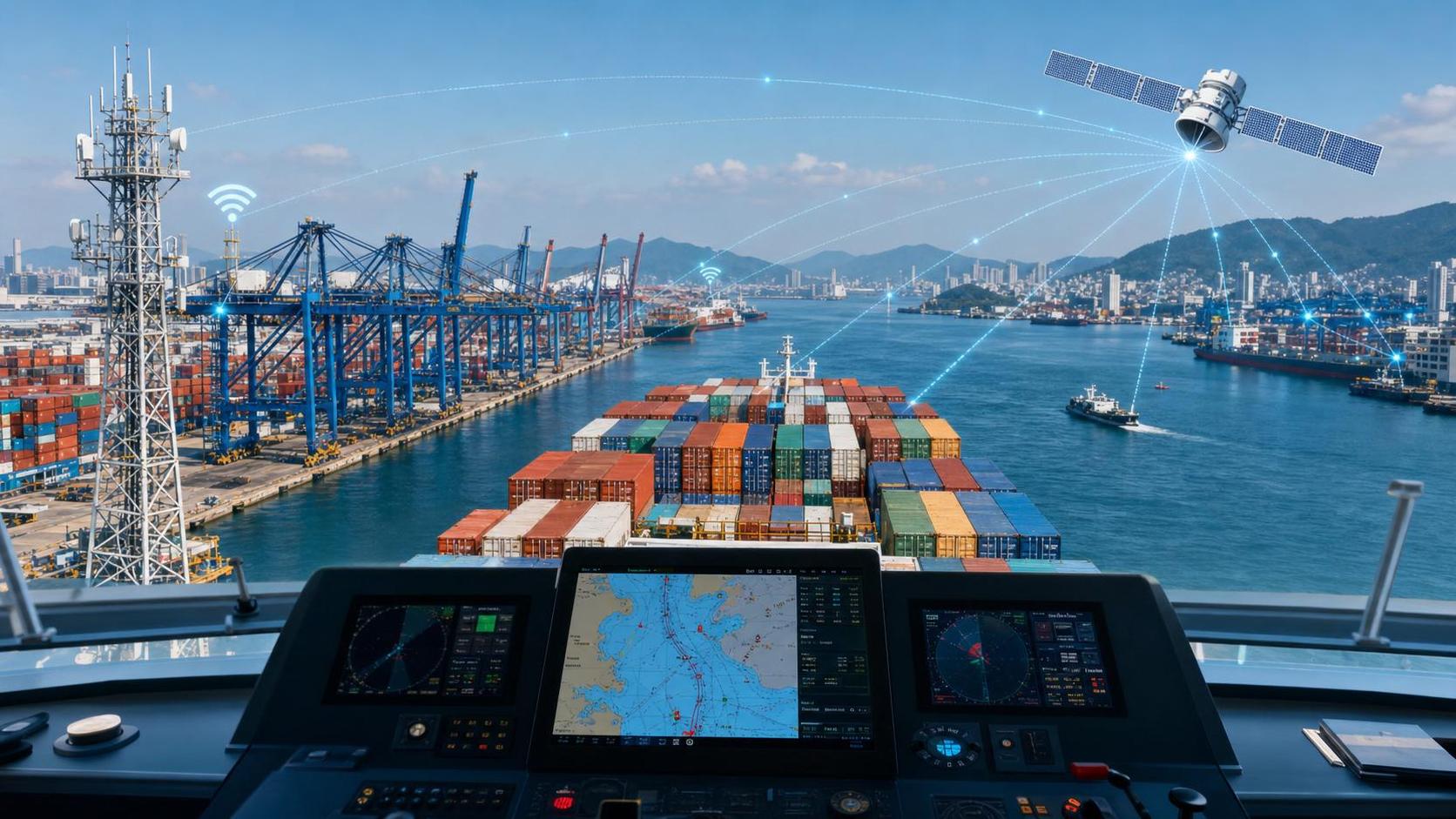Busan Port Opens LEO Maritime Network for ECDIS