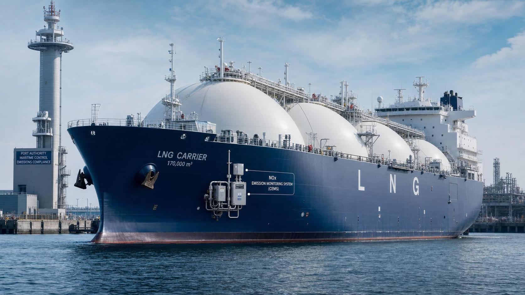 EU Enforces Real-Time Tier III NOx Monitoring for LNG Vessels
