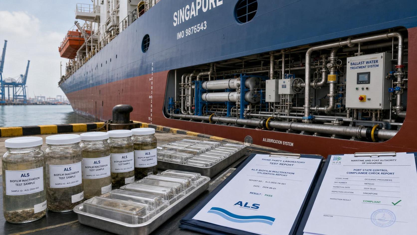 Singapore MPA Adds Mandatory ALS Biofilm Verification to BWT Rechecks