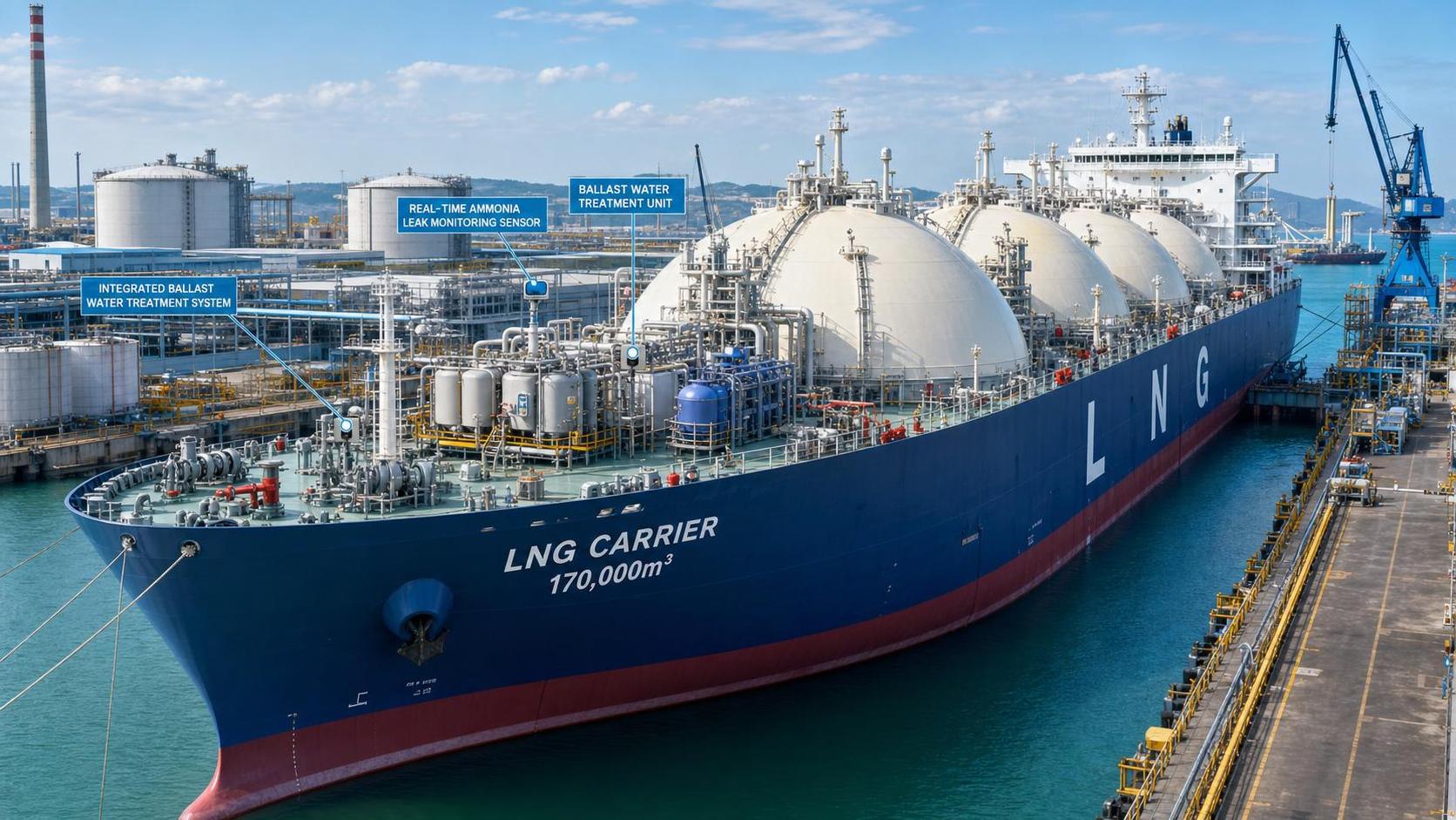 IMO Amendment Takes Effect for LNG Carrier BWT Monitoring