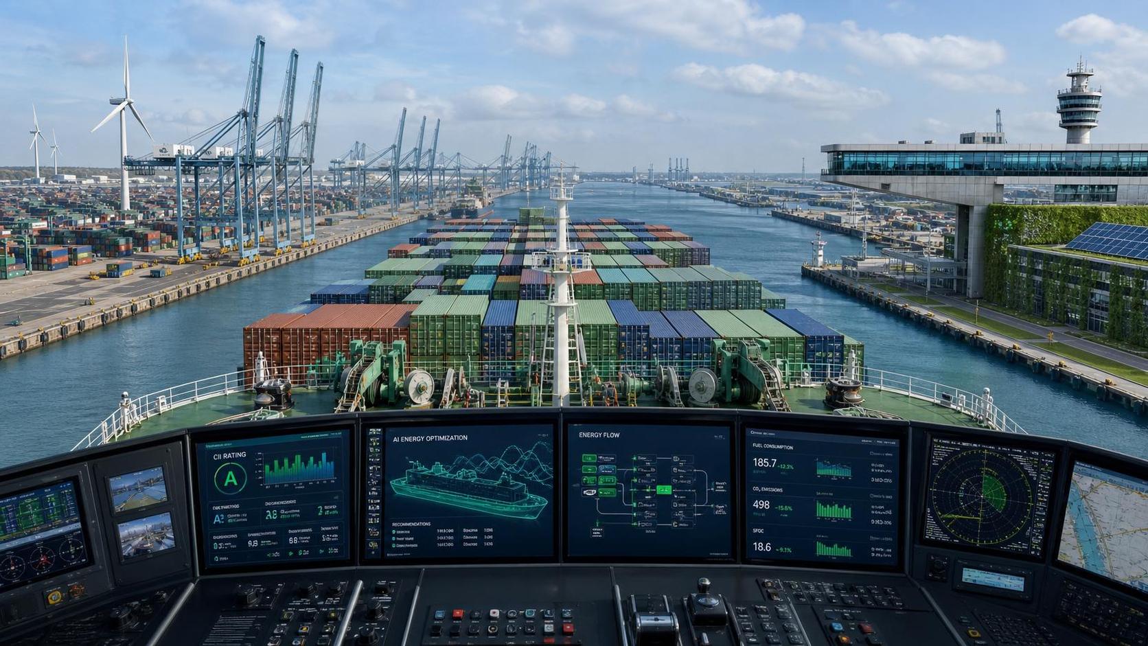 EU Rule Ties 24,000 TEU Ship CII Ratings to AI Platforms