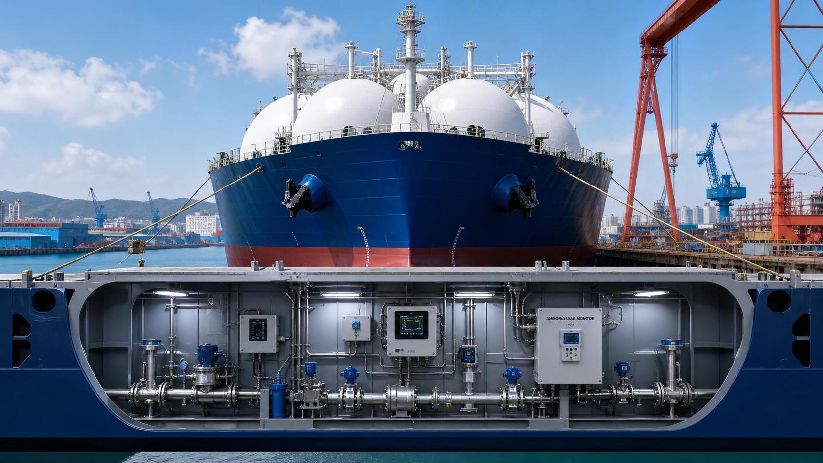 IMO Rule Takes Effect: LNG Ship BWT Must Add Ammonia Leak Monitoring