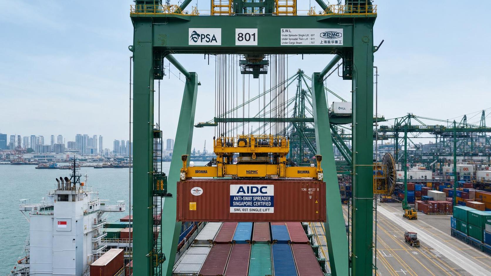 Singapore Port Requires Certified STS Anti-Sway Upgrades by 2027