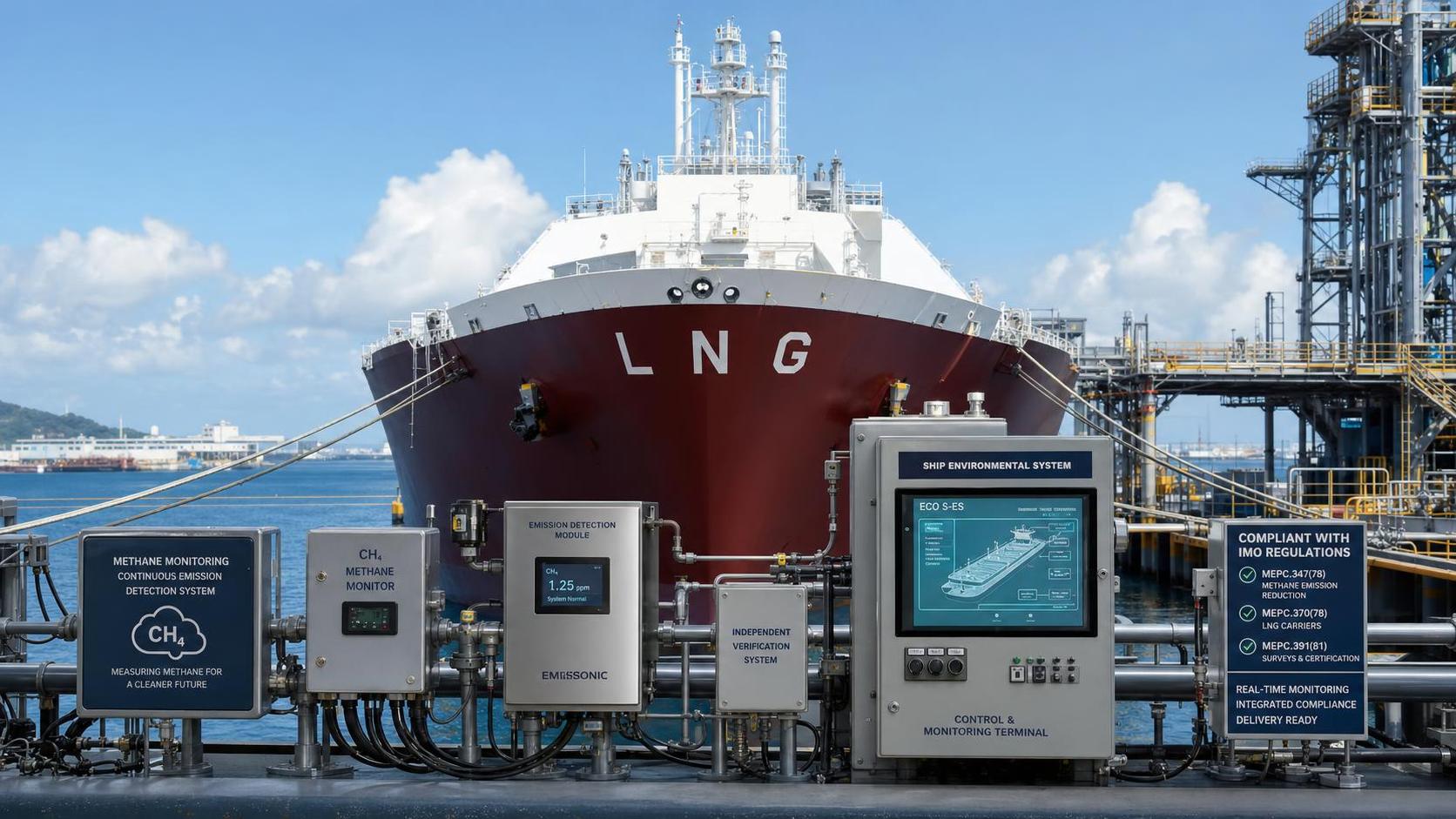 IMO Rule Takes Effect Early on LNG Methane Monitoring