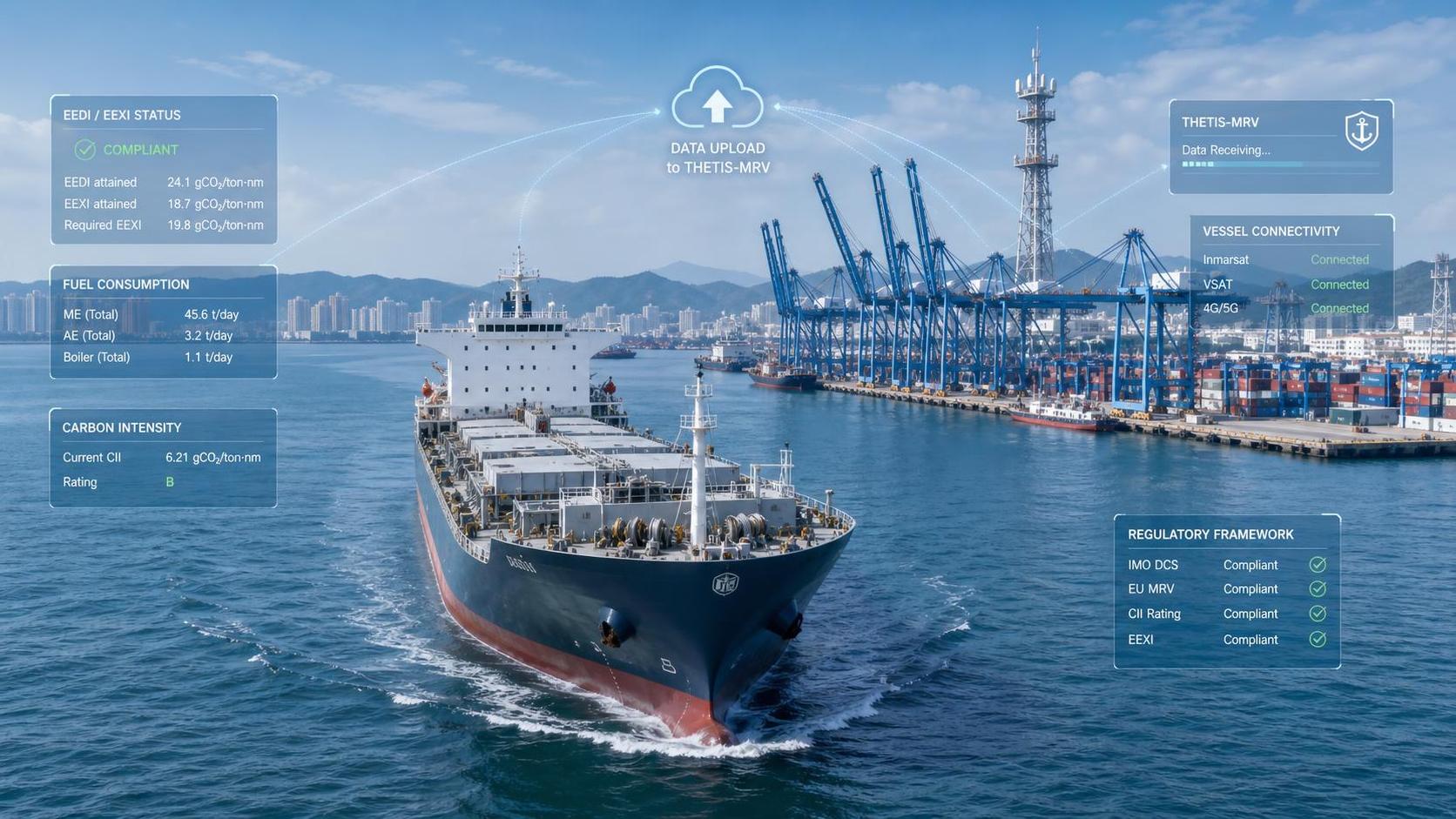 IMO Mandates Real-Time EEXI and CII Uploads From August 2026