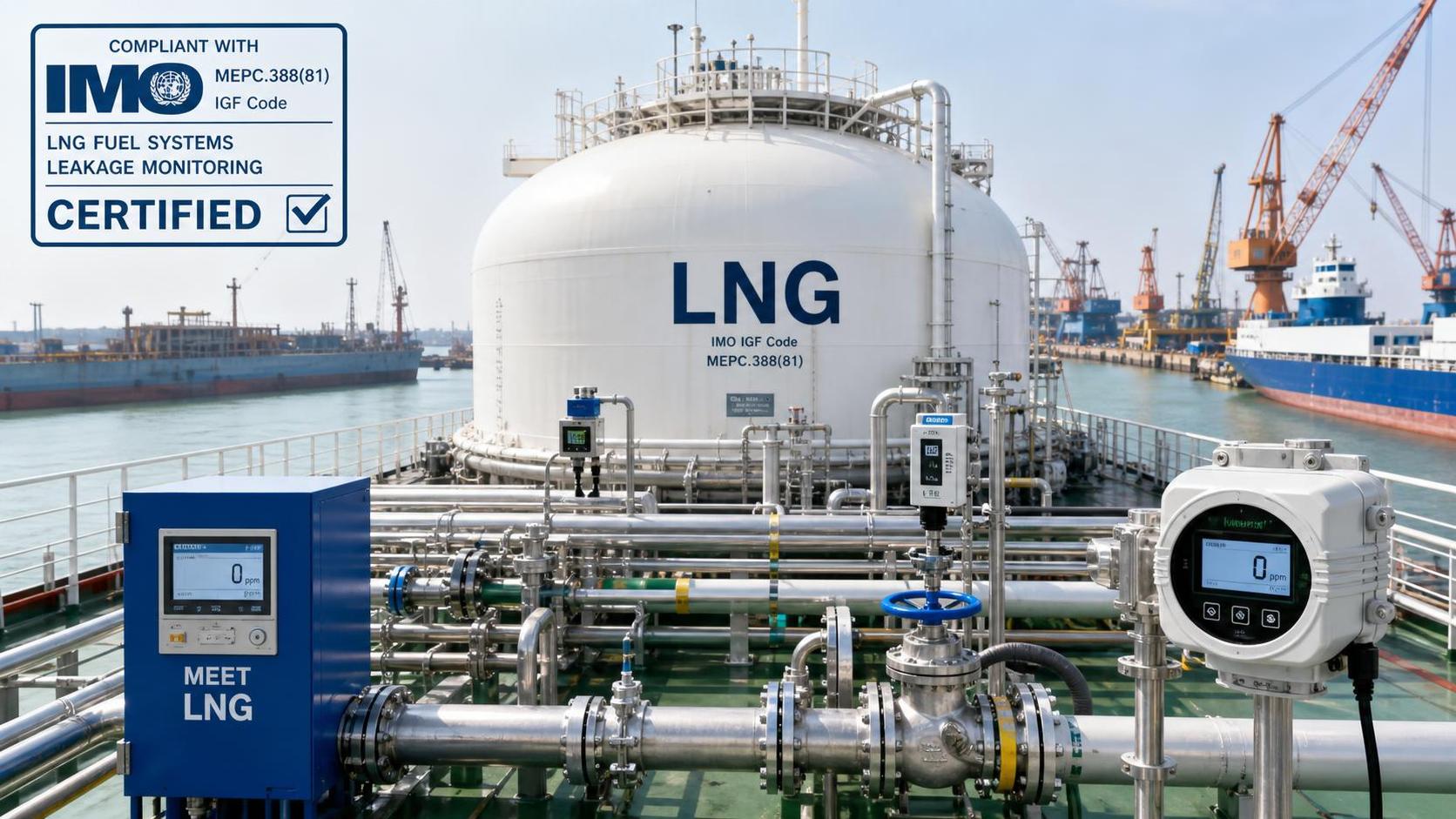 IMO Tightens LNG Leak Monitoring Certification