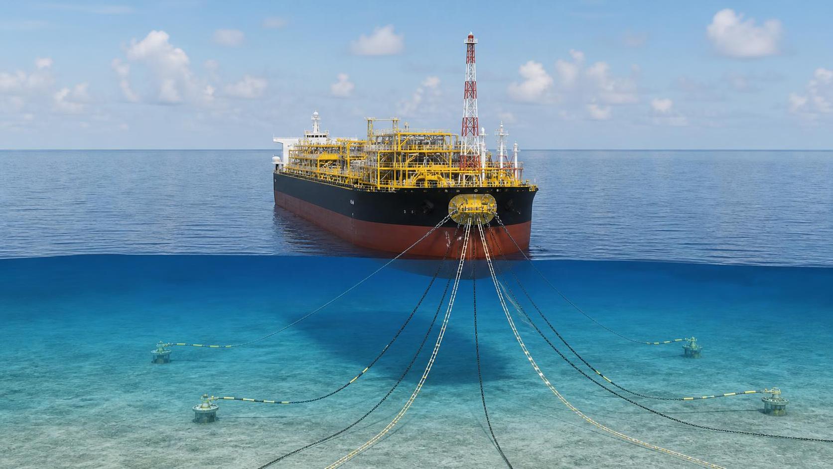 How water depth drives mooring system selection for an FPSO