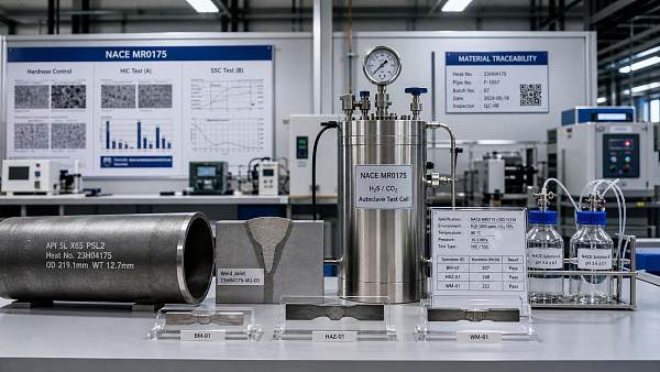 How to Verify Sour Gas Cracking Resistance for Pipe Materials Under NACE MR0175