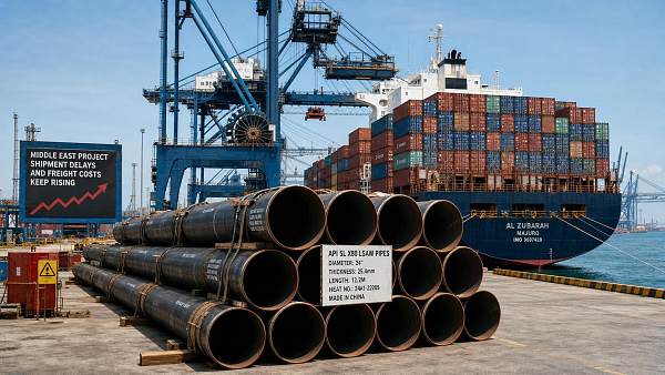 Hormuz Transit Curbs Extend, X80 Pipe Freight Up