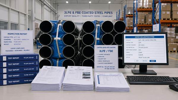 China Customs Adds Coating Grade Field for Pipe Exports