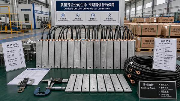 How to Evaluate an Anode Systems Manufacturer for CP Projects: Specs, QA, and Lead Time
