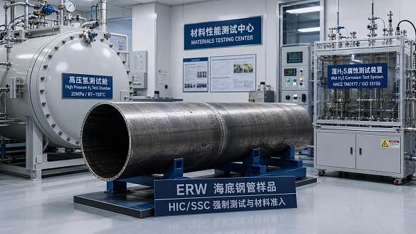 NORSOK M-650:2026 Makes HIC/SSC Tests Mandatory for Subsea ERW Pipes