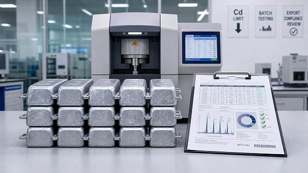 EU Tightens Cd Limit in Al/Zn Sacrificial Anodes