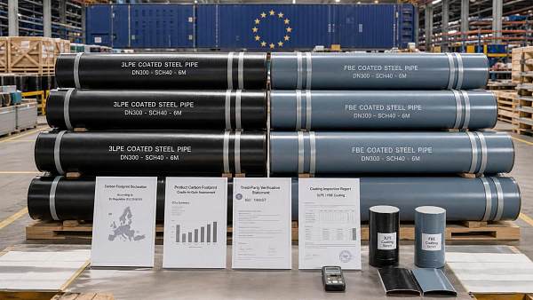 EU review adds carbon declaration to coated pipe exports