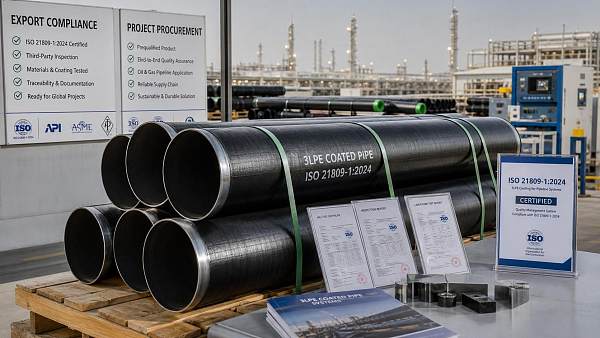 SABIC Sets ISO 21809-1:2024 Rule for 3LPE Pipe Imports